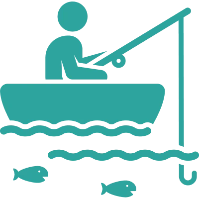 Icône de pêcheur